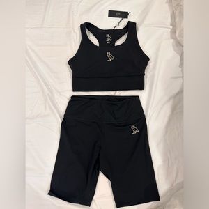 Black OVO workout set brand new